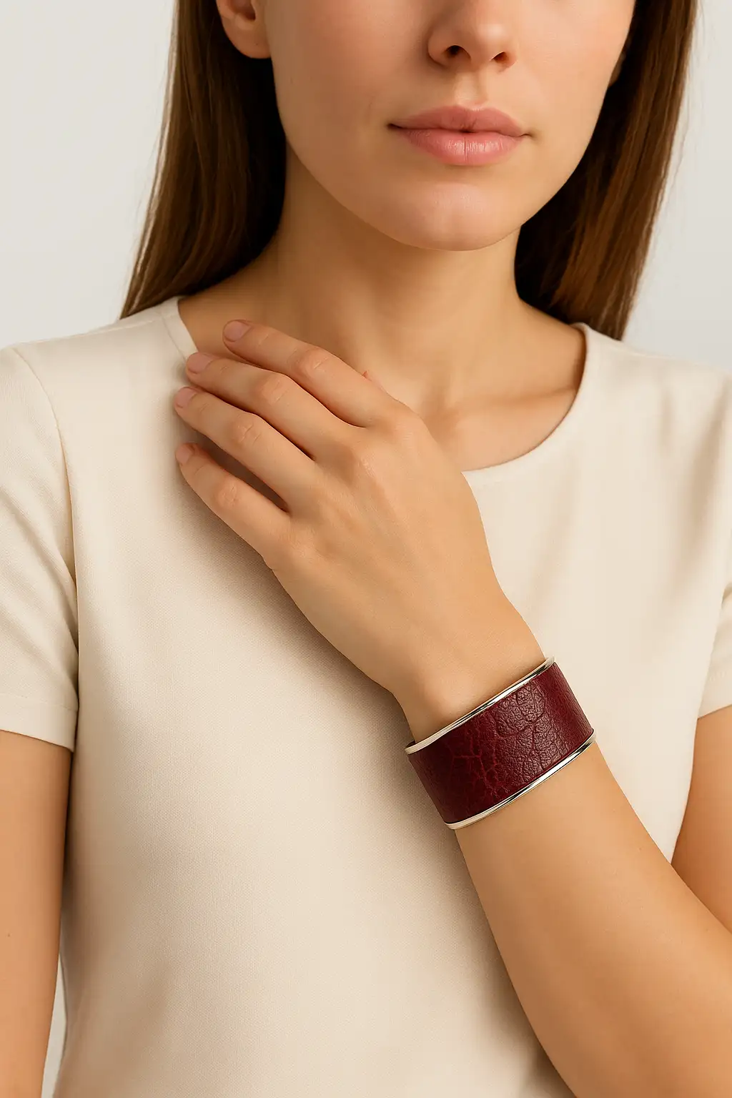 Bracelet cuir véritable