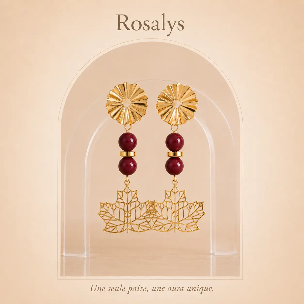 Boucles d'oreilles bohème Rosalye