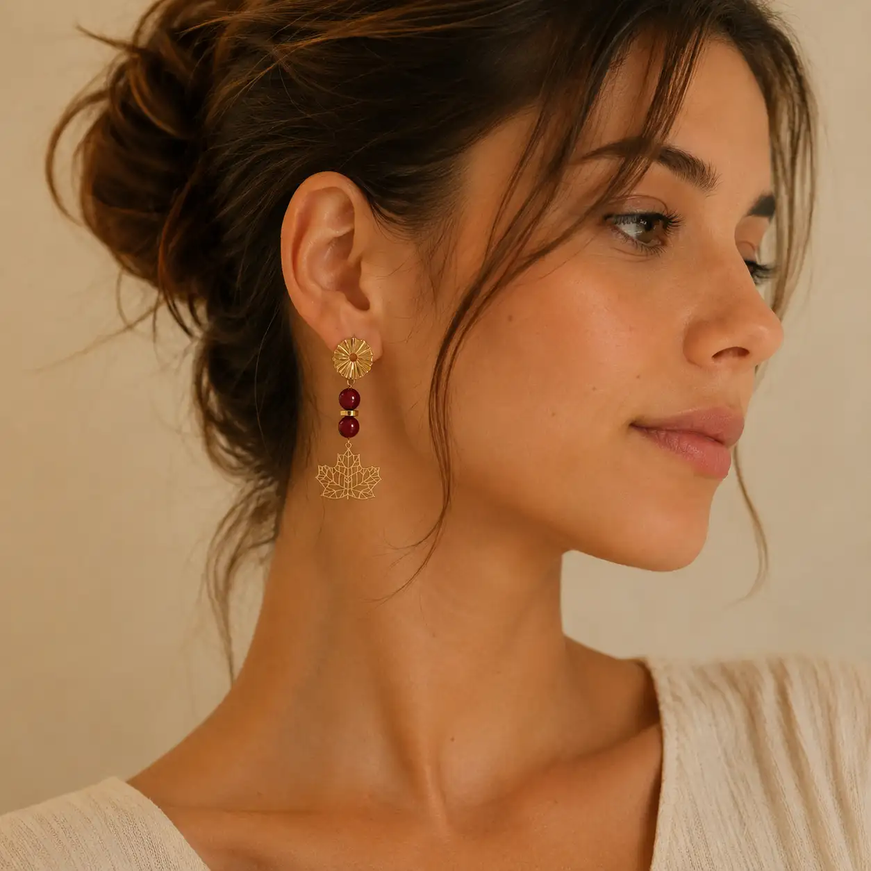 Boucles d'oreilles bohème Rosalye