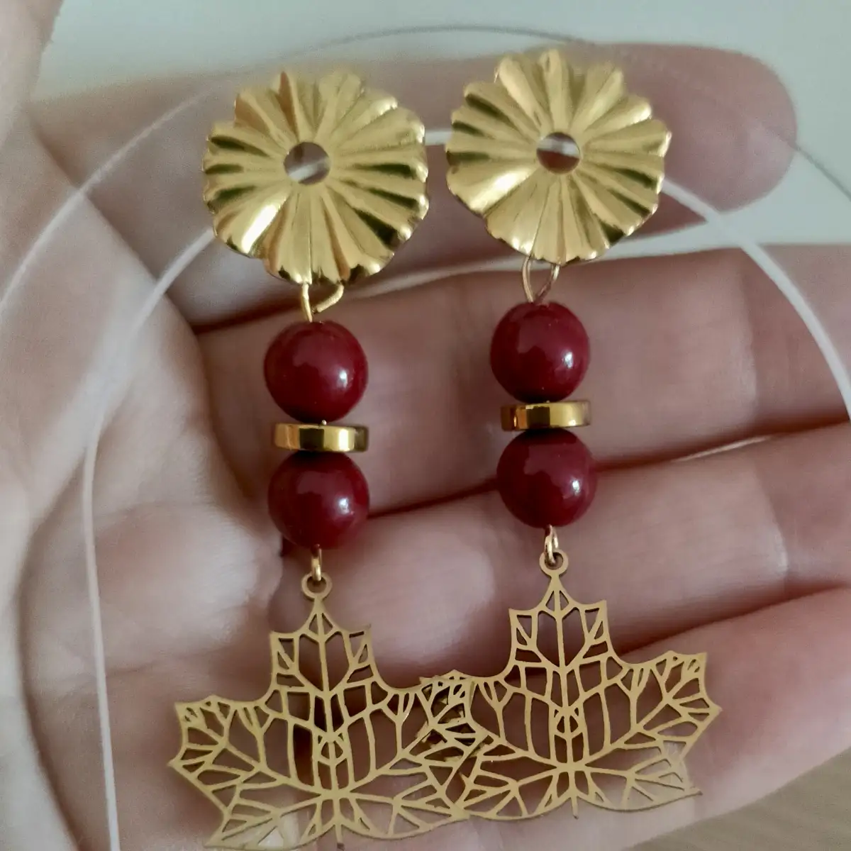 Boucles d'oreilles bohème Rosalye