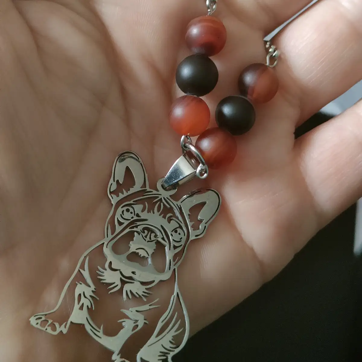 Collier bulldog Luca