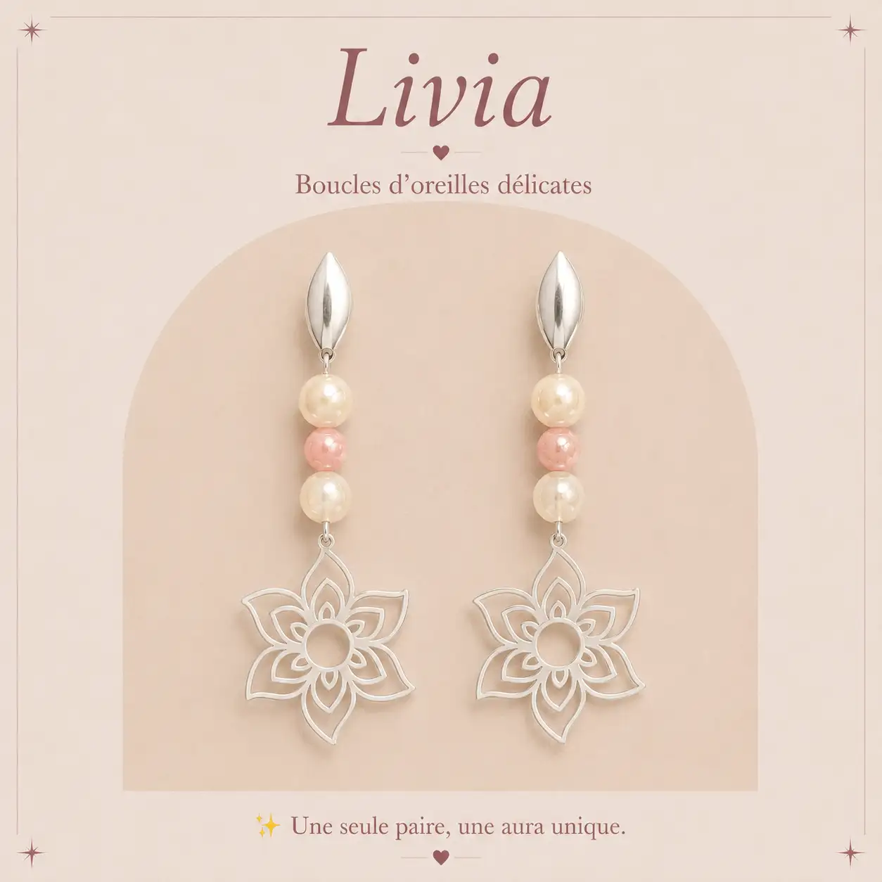 Boucles d'oreilles Livia