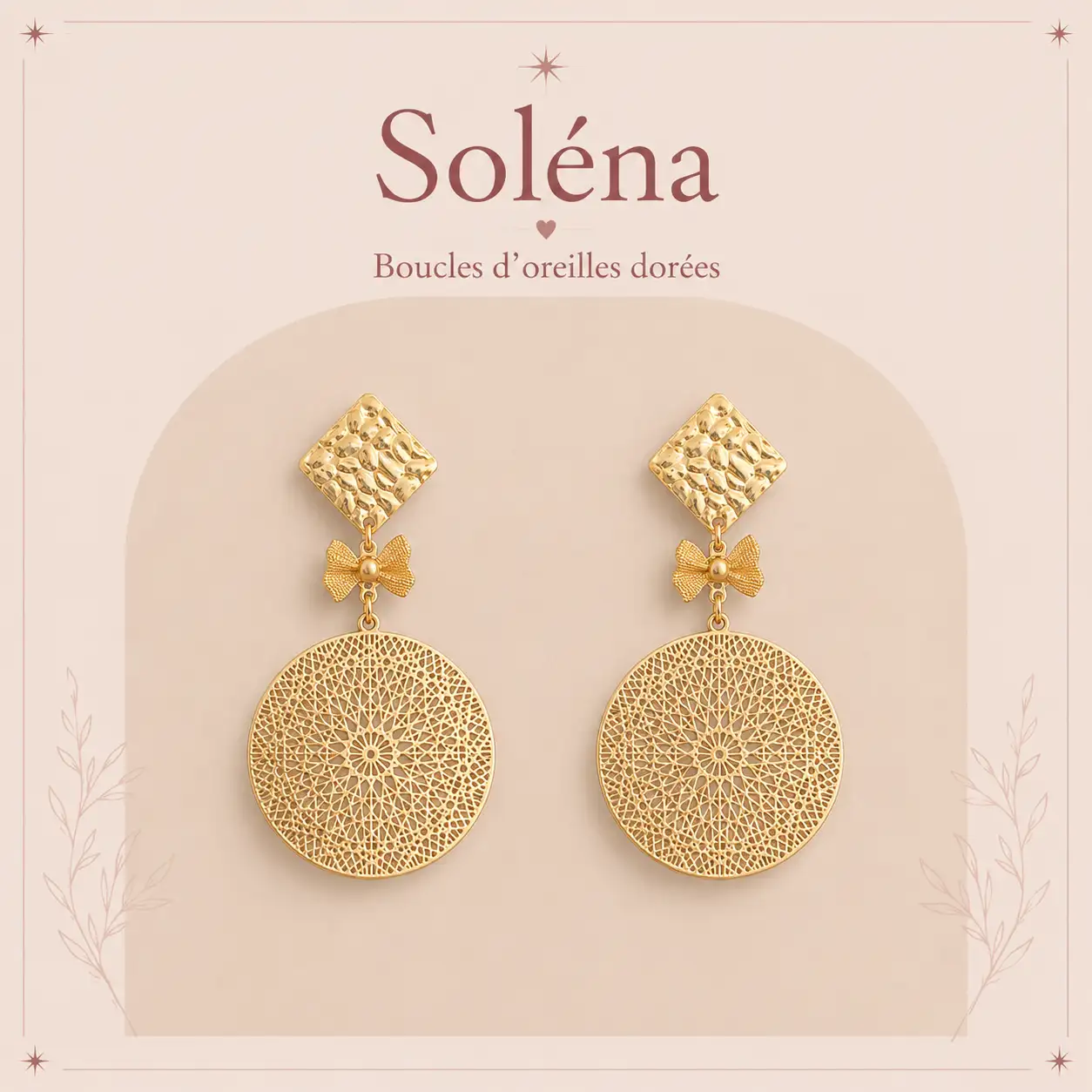 Boucles d'oreilles Solena