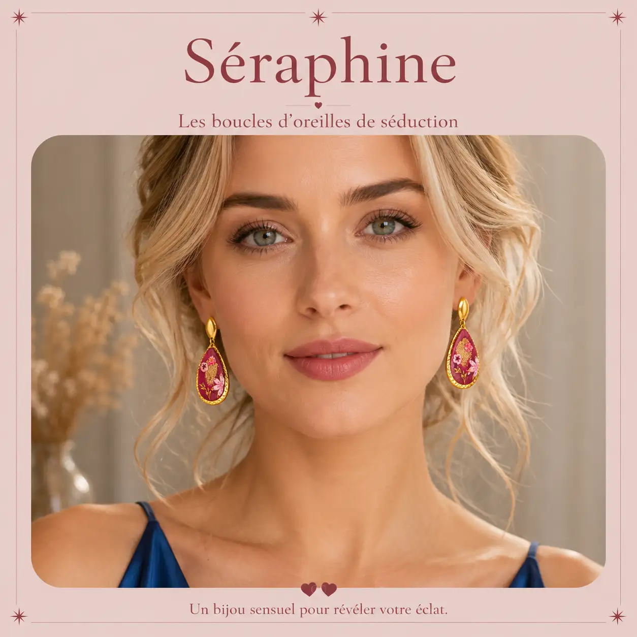 Boucles d'oreilles Séraphine