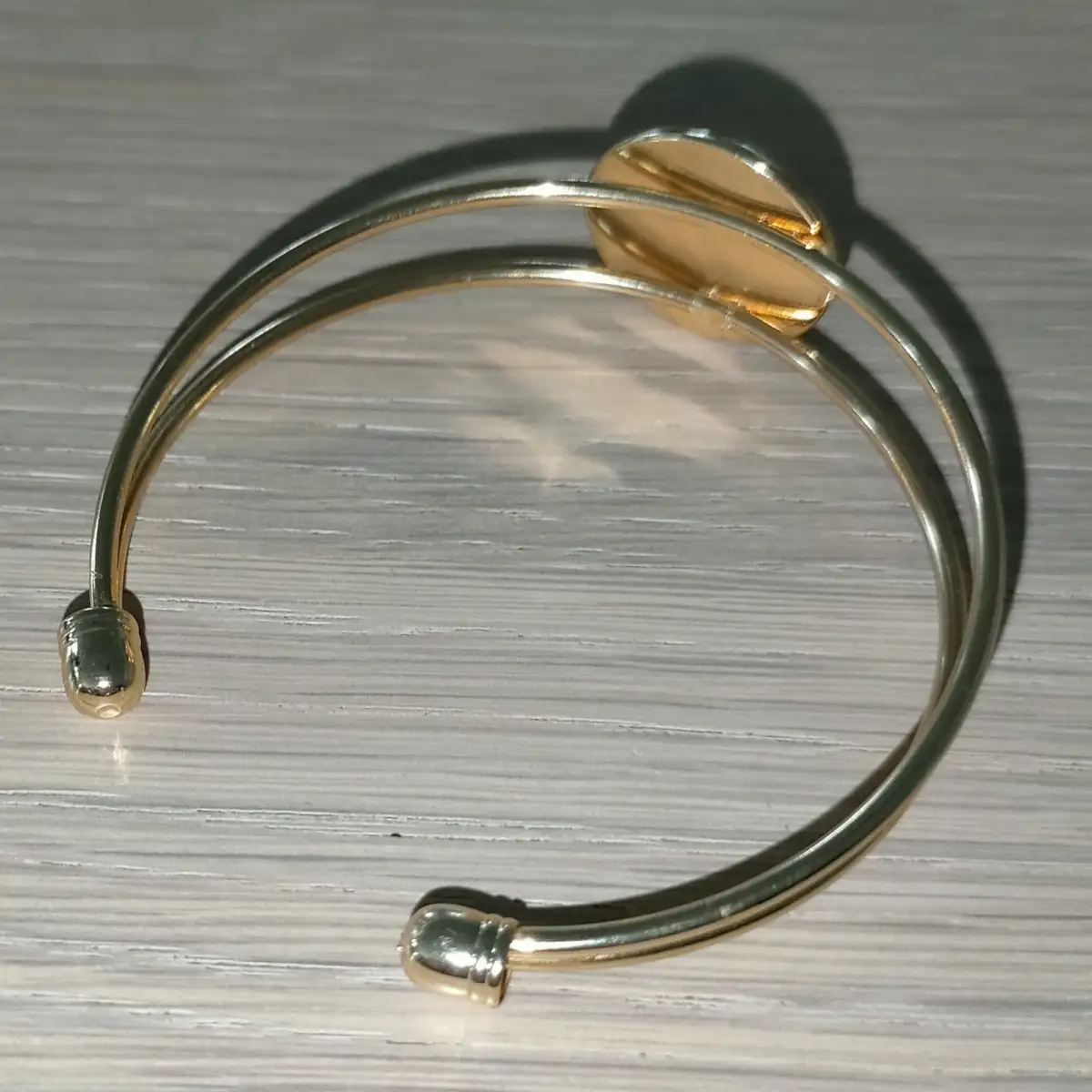 Bracelet Éclat | Bracelet réglable en acier inoxydable doré