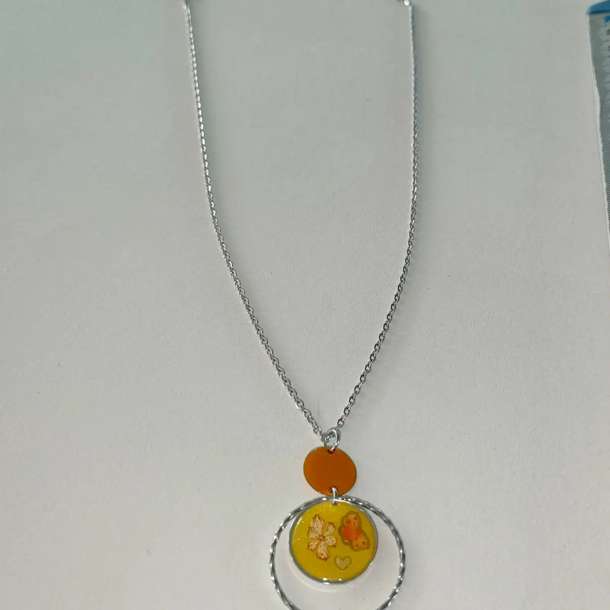 Collier Ambrelle – Acier inoxydable, résine