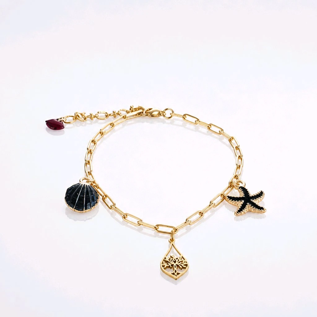 Collection de bracelets de cheville en acier inoxydable ✨