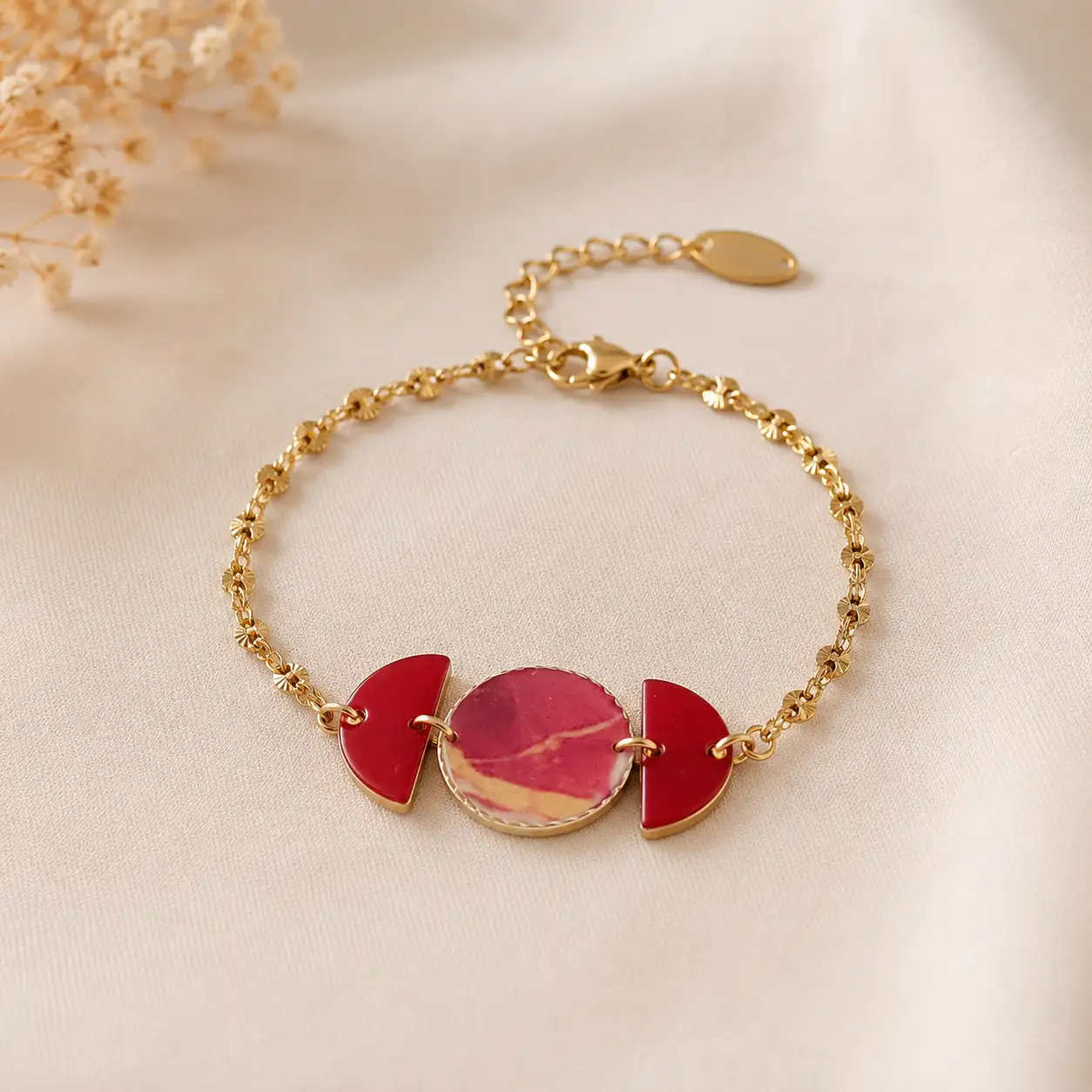 Bracelets collection Lina | Bracelets artisanaux en acier inoxydable | Modèles uniques